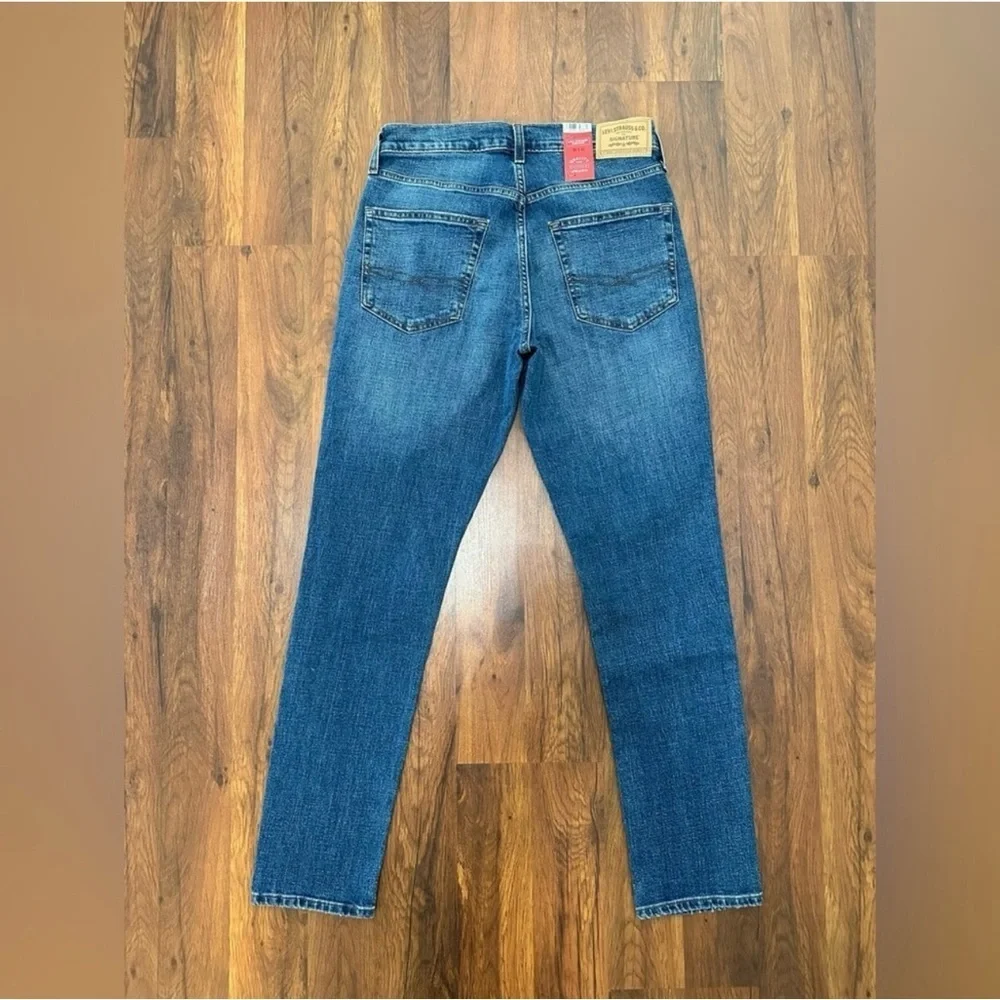 Men's Slim Straight Jeans - Blue